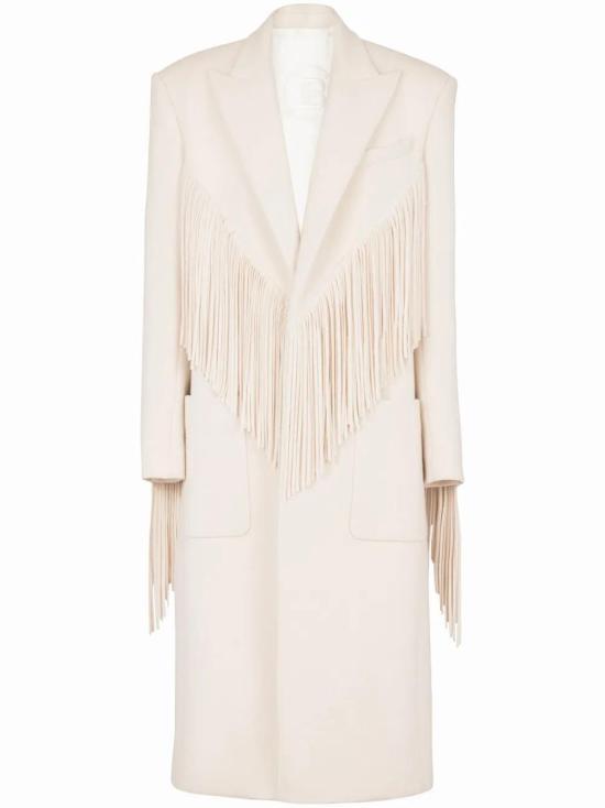  발망 코트 CH1UD265WC53 beige