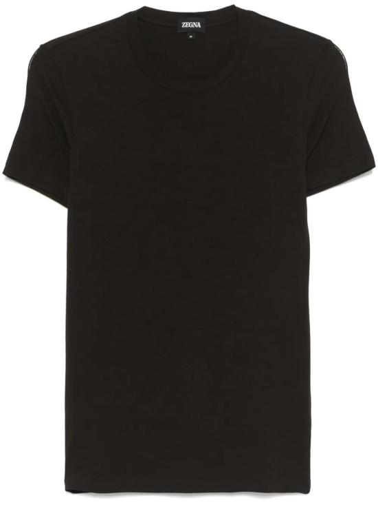  에르메네질도제냐 반팔 티셔츠 N3M201800 coffee