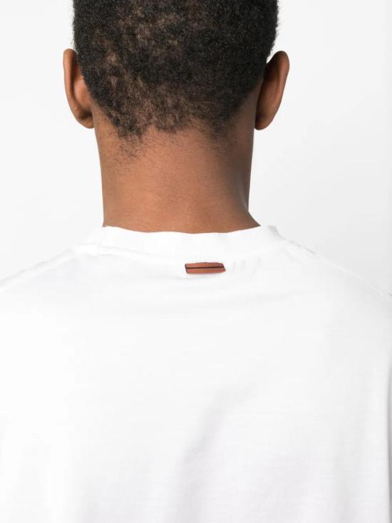  에르메네질도제냐 반팔 티셔츠 RUB386A5B718 cloud - ERMENEGILDO ZEGNA