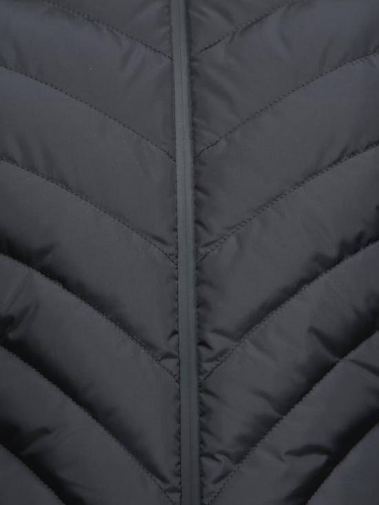 25SS 몽클레어 패딩 다이애그널 퀼티드 코튼 집업 후드 8G00020 809KZ 999 Black - MONCLER