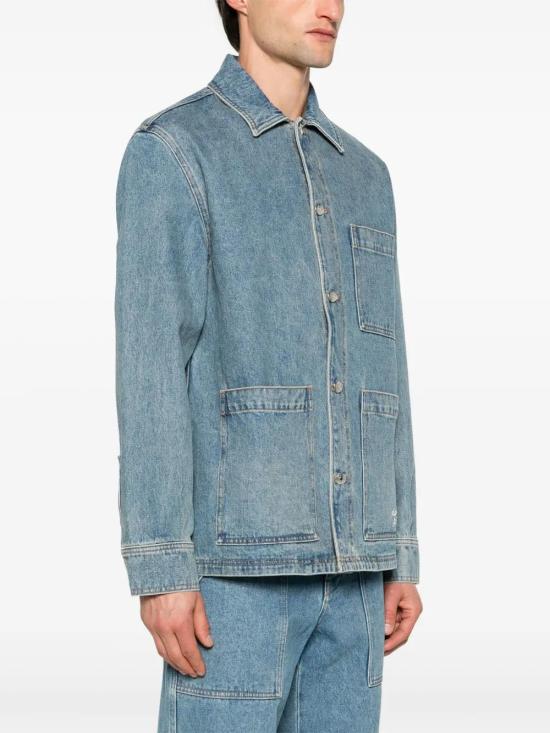  메종키츠네 데님 자켓 MM00415WW5023 blue - MAISON KITSUNE