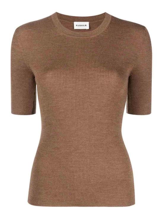  파로쉬 반팔 티셔츠 D510795LEILA23029 Dark Brown