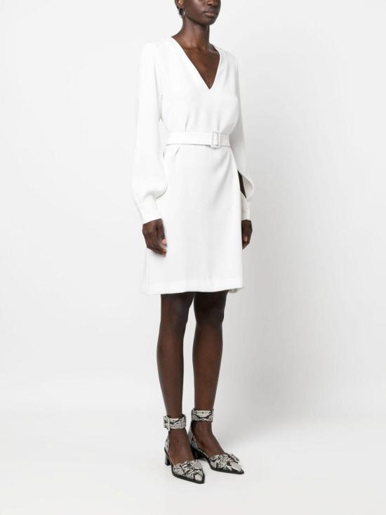  파로쉬 미디 스커트 D725218POKER002 White - PAROSH