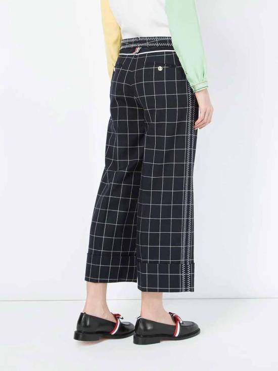  톰브라운 스트레이트 팬츠 FTC142A01447415 Blue - THOM BROWNE