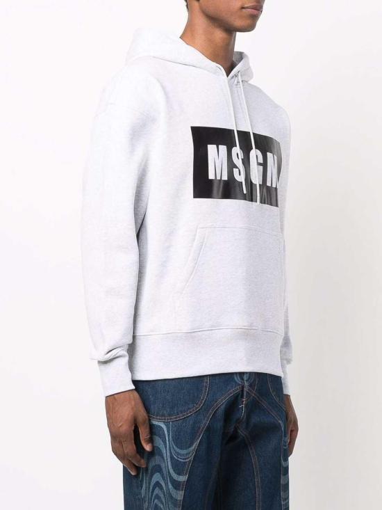  엠에스지엠 후드 티셔츠 2000MM52520000494 Grey - MSGM