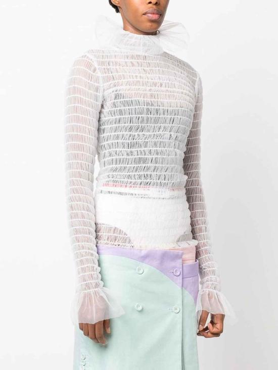  톰브라운 후드 티셔츠 FUU052A08116100 White - THOM BROWNE