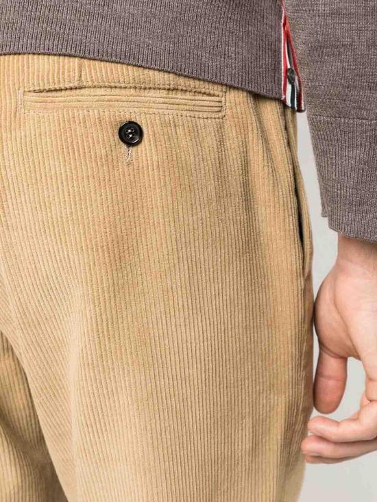  톰브라운 스트레이트 팬츠 MTU320UF0220250 Light Brown - THOM BROWNE