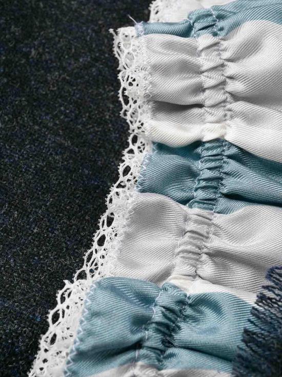  톰브라운 미디 스커트 FGC626T05385415 Blue - THOM BROWNE