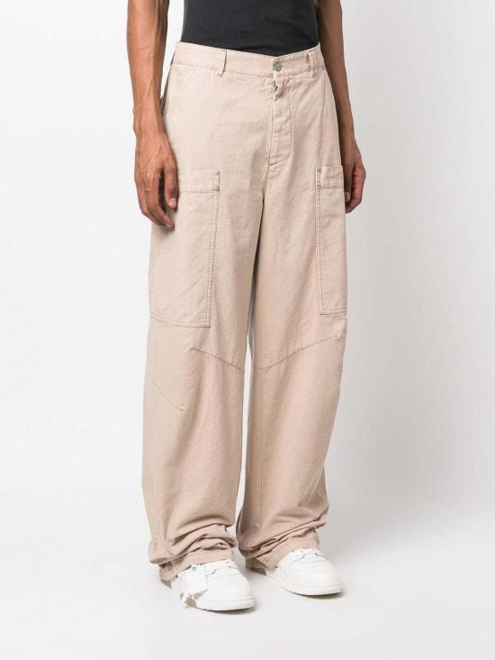 팜앤젤스 스트레이트 팬츠 PMCF025F23FAB0016110 Beige - PALM ANGELS