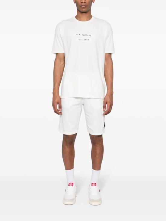  씨피 컴퍼니 카고 팬츠 16CMSB021A002246G white - C.P. COMPANY