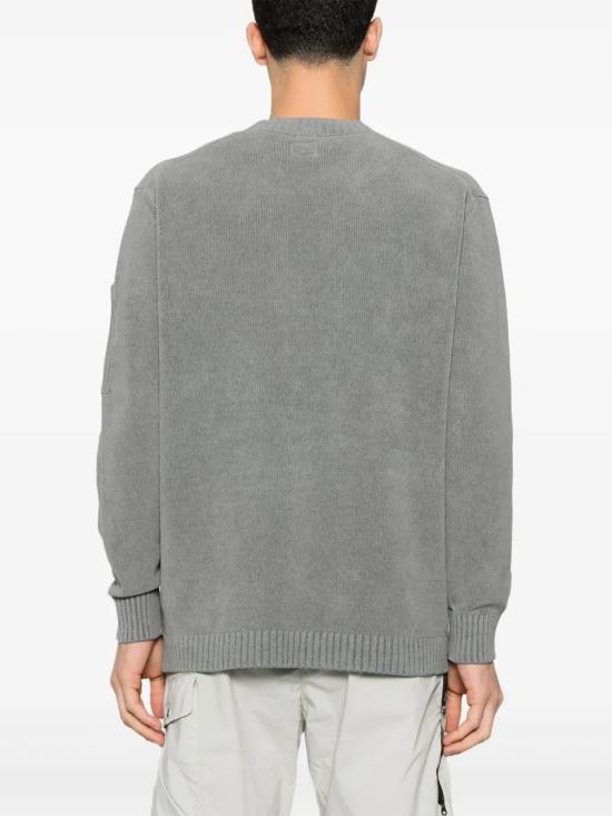  씨피 컴퍼니 스웨터 18CMKN068A005687G935 grey - C.P. COMPANY