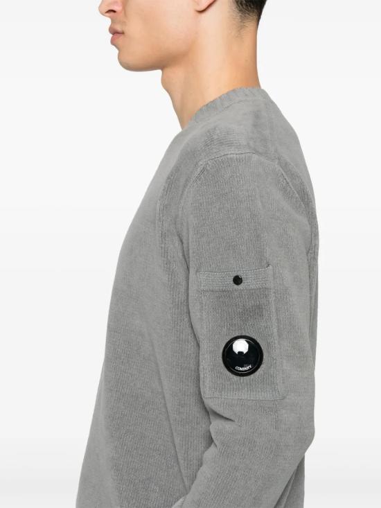  씨피 컴퍼니 스웨터 18CMKN068A005687G935 grey - C.P. COMPANY