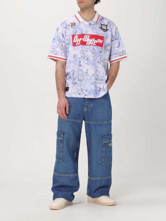 25SS 오프화이트 데님 팬츠 OMYA18QS25DEN001 4250 Blue - OFF WHITE