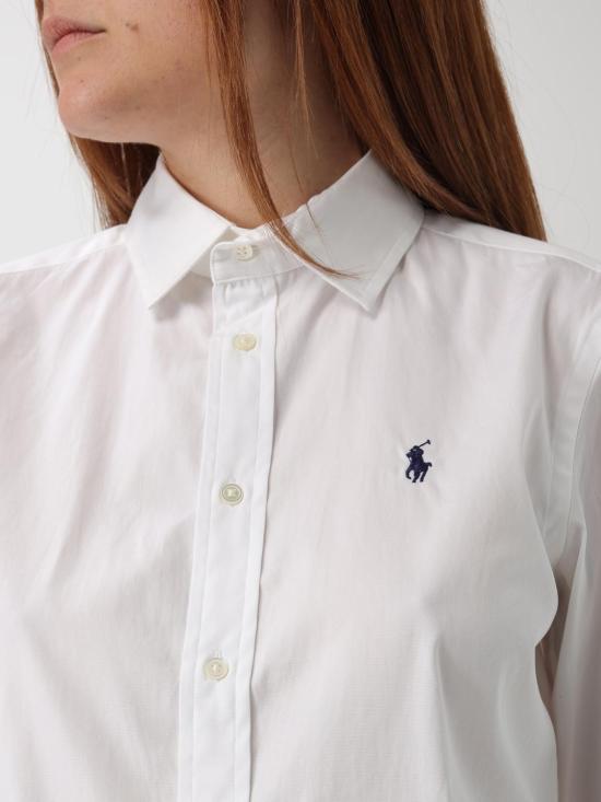 25FW 폴로 랄프로렌 셔츠 211891376 001 White - POLO RALPH LAUREN