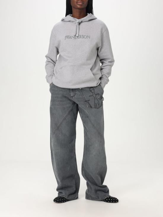 25FW JW앤더슨 스웨터 JW0231PG1632 907 Grey - JW ANDERSON