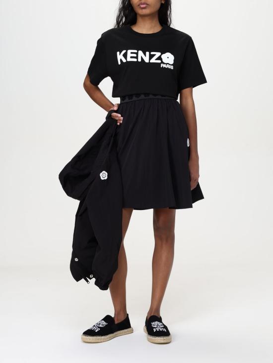 25SS 겐조 스커트 FF52JU3099FI 99 Black - KENZO