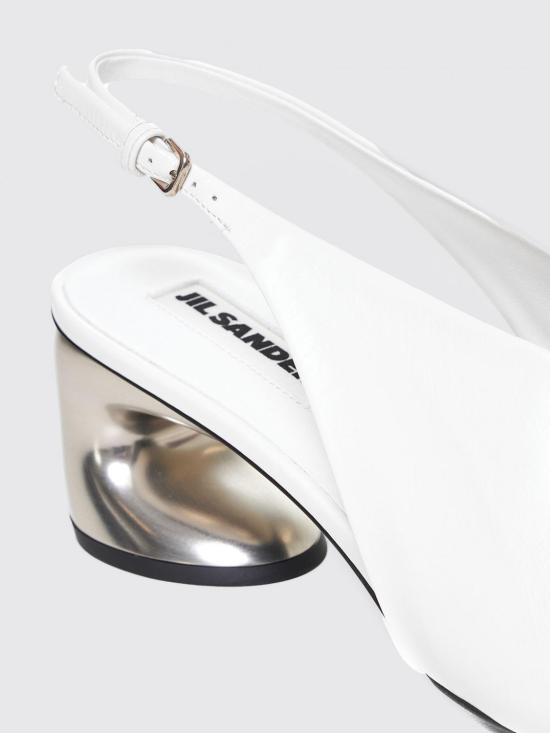 24FW 질샌더 힐/펌프스 J15WL0047P6521 102 White - JIL SANDER