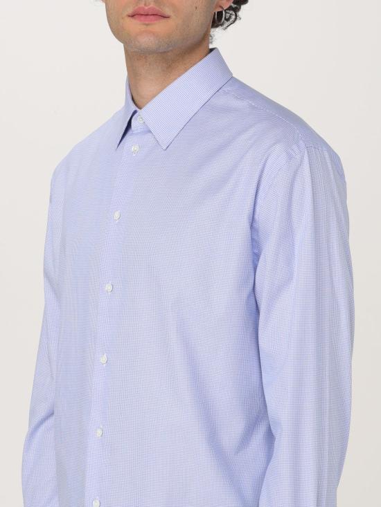 25SS 엠포리오 아르마니 긴팔 셔츠 EM000195TE14119 F9025 Gnawed Blue - EMPORIO ARMANI