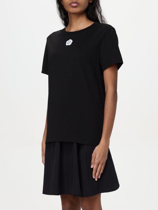 25FW 겐조 반팔 티셔츠 FF52TS1594SO 99J Black - KENZO