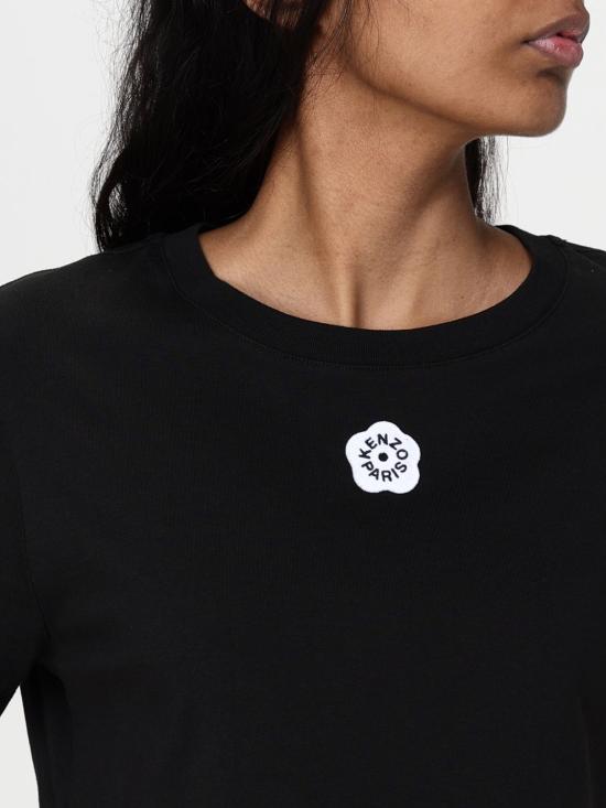 25FW 겐조 반팔 티셔츠 FF52TS1594SO 99J Black - KENZO