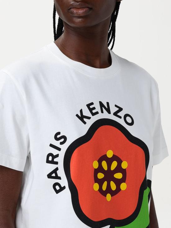 25SS 겐조 반팔 티셔츠 FF52TS1684SO 02 White - KENZO