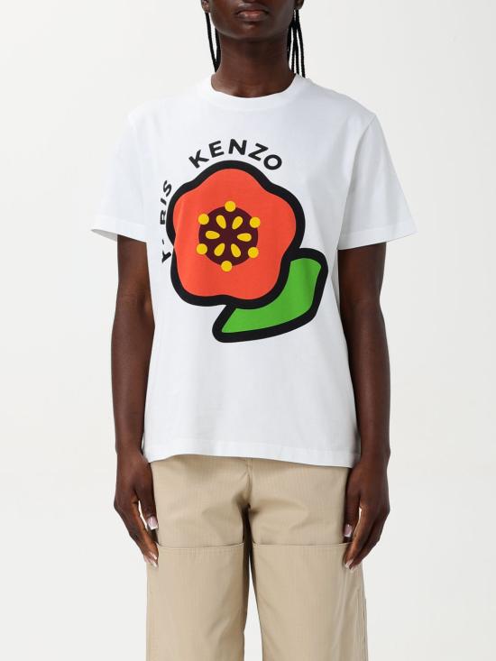 25SS 겐조 반팔 티셔츠 FF52TS1684SO 02 White