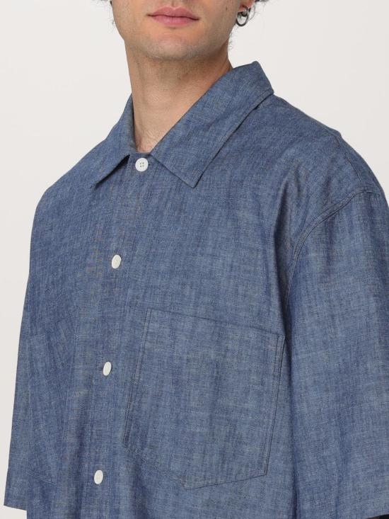 25FW 선플라워 반팔 셔츠 1251 702 Blue - SUNFLOWER