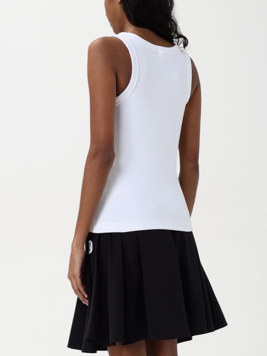 25FW 겐조 민소매 티셔츠 FF52TO7384SJ 01 White - KENZO