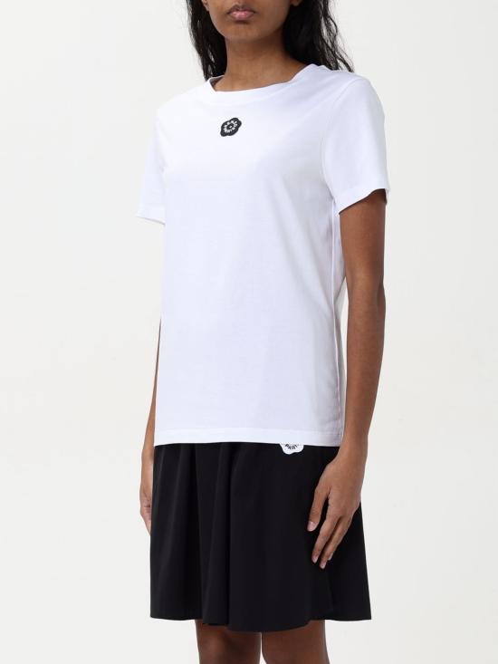 25FW 겐조 반팔 티셔츠 FF52TS1594SO 01 White - KENZO