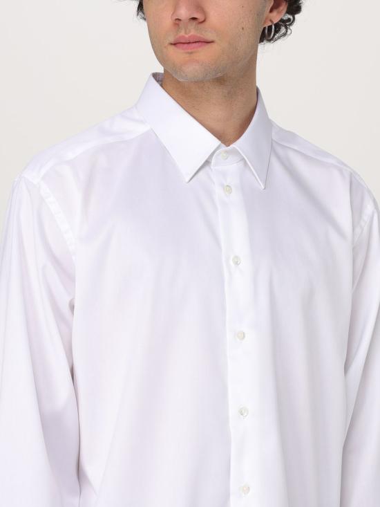 25SS 엠포리오 아르마니 긴팔 셔츠 EM000065TE10156 U0002 White - EMPORIO ARMANI