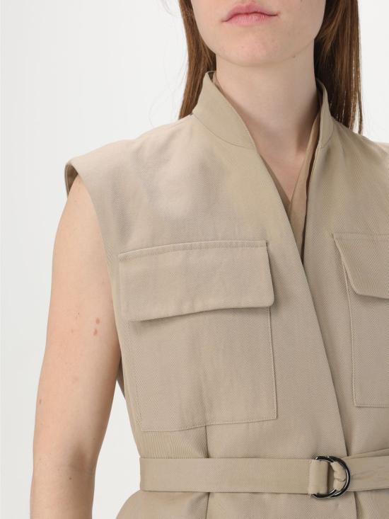 25SS 브루넬로 쿠치넬리 베스트 ML1457345 C2910 Beige - BRUNELLO CUCINELLI