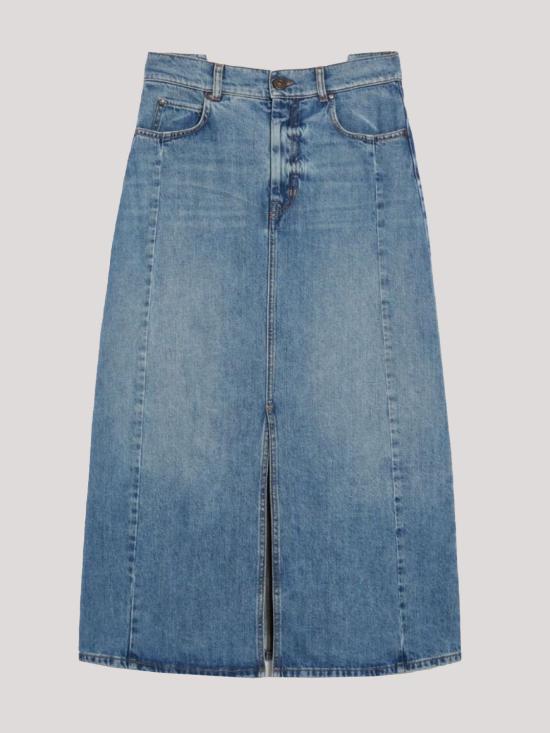 25FW 위켄드막스마라 데님 스커트 2515101061600 008 Denim