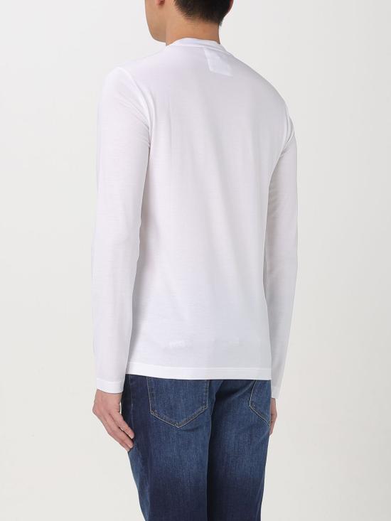 25SS 엠포리오 아르마니 긴팔 티셔츠 8N1TE91JUVZ 0100 White - EMPORIO ARMANI