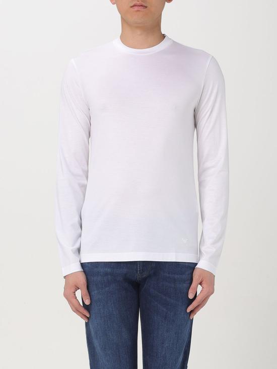 25SS 엠포리오 아르마니 긴팔 티셔츠 8N1TE91JUVZ 0100 White