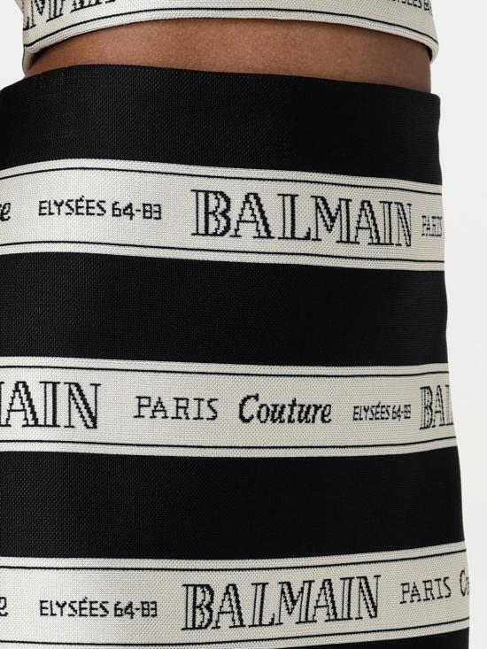 25FW 발망 스커트 EF1LC245JJ95 EDY Black - BALMAIN