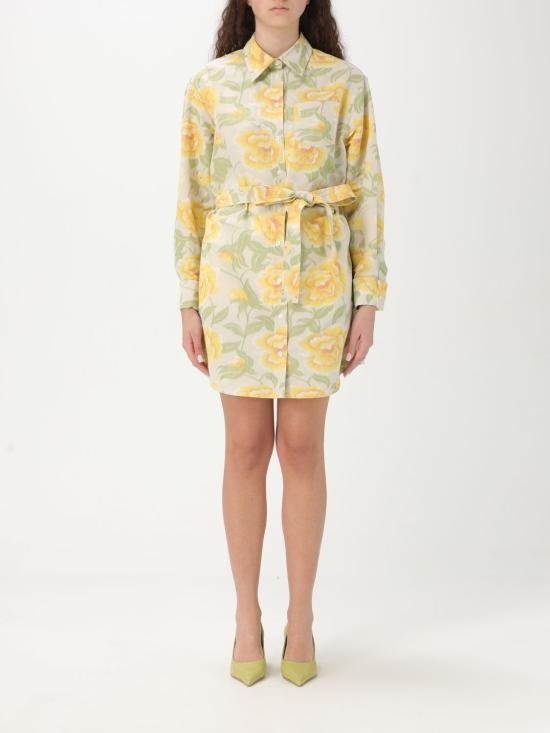 25FW 겐조 롱 원피스 FF52RO4059O1 01 Multicolor