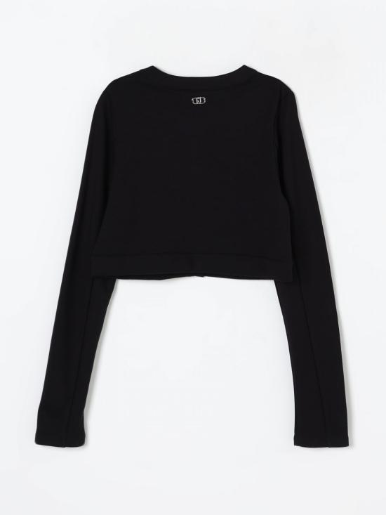 25SS [키즈] 리우조 캐주얼 자켓 GA5056JS182 22222 Black - LIU JO