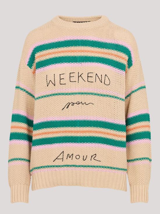 25SS 위켄드막스마라 스웨터 2515361211600 001 Striped