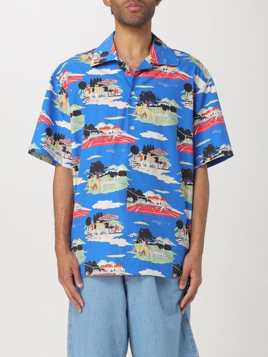 25SS 드롤드무슈 반팔 셔츠 SH200C0194 BLUE Blue