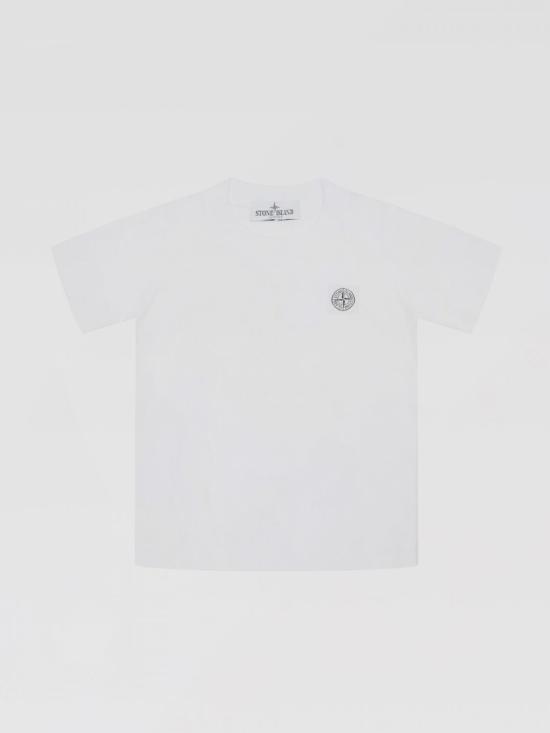 25FW [키즈] 스톤 아일랜드 티셔츠 2100006S0050 V0001 White