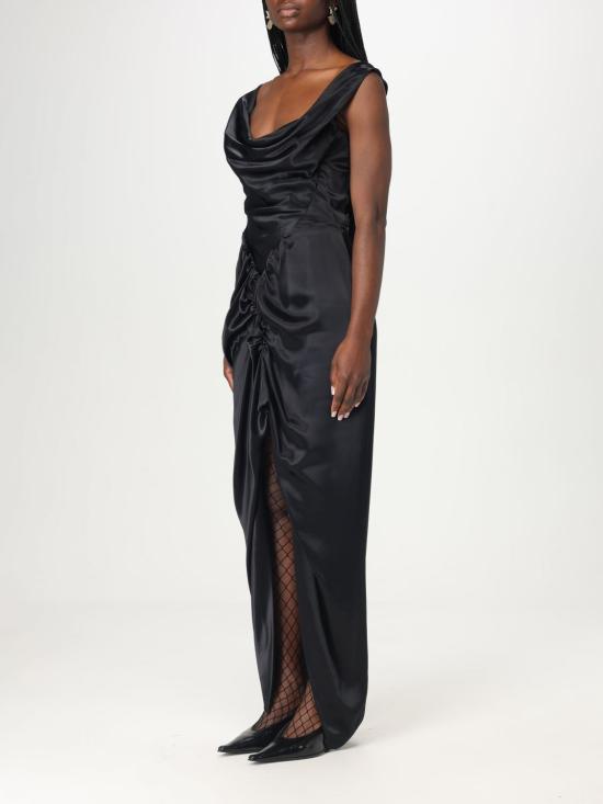 25SS 비비안웨스트우드 롱 원피스 1101035BW0128 N401 Black - VIVIENNE WESTWOOD