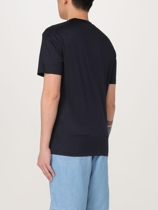 25FW 엠포리오 아르마니 반팔 티셔츠 8N1TE81JUVZ 0920 Blue - EMPORIO ARMANI