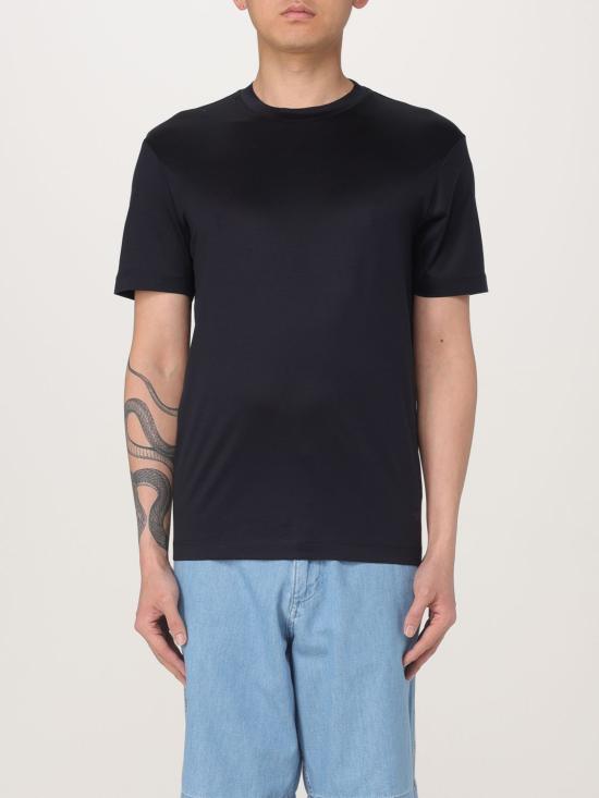 25FW 엠포리오 아르마니 반팔 티셔츠 8N1TE81JUVZ 0920 Blue