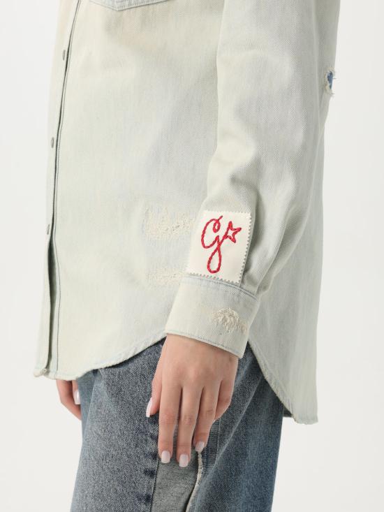 25SS 골든구스 셔츠 GWP00589P00062750100 Blue - GOLDEN GOOSE