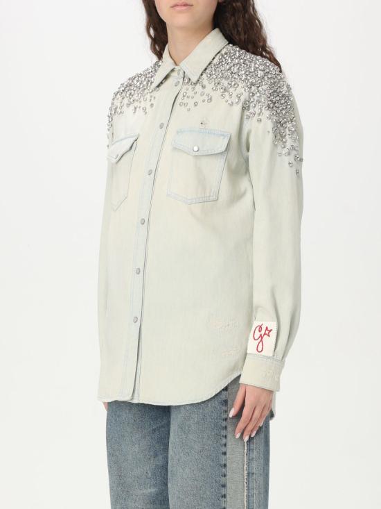 25SS 골든구스 셔츠 GWP00589P00062750100 Blue - GOLDEN GOOSE