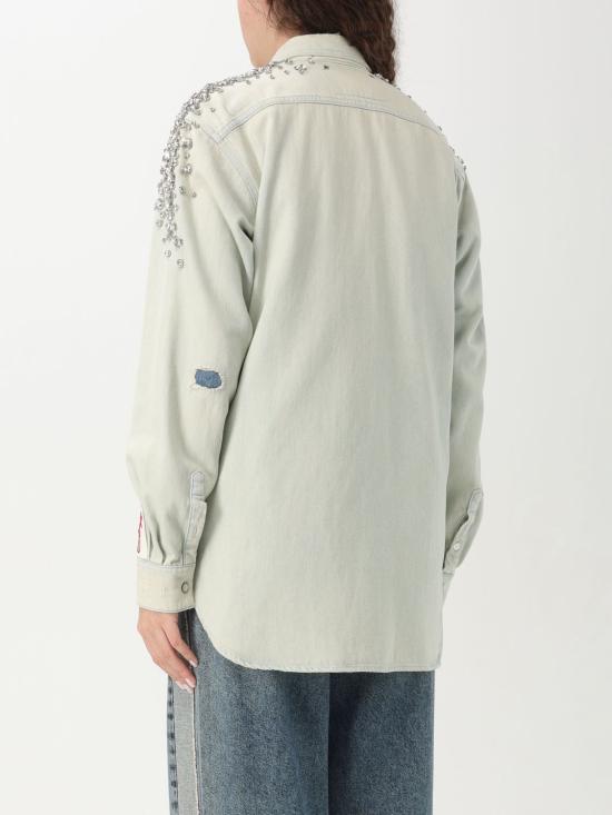 25SS 골든구스 셔츠 GWP00589P00062750100 Blue - GOLDEN GOOSE