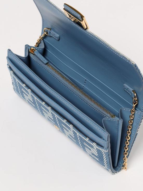 25SS 펜디 지갑 8M0365 AUNJ F1SKL Gnawed Blue - FENDI