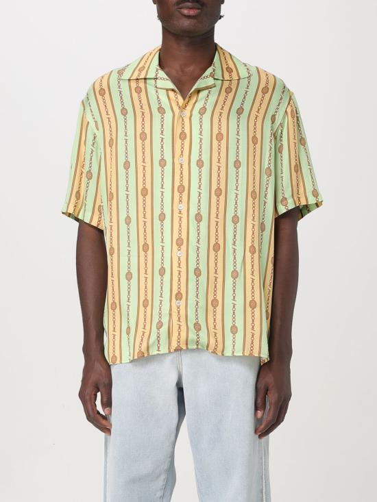 25SS 드롤드무슈 반팔 셔츠 SH204VI016 LIGHTGREEN Green