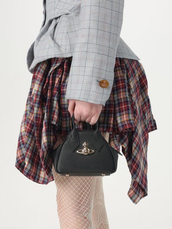 25SS 비비안웨스트우드 토트백 5C010005WS000B N402 Black - VIVIENNE WESTWOOD