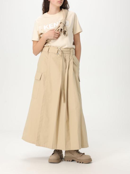 25SS 겐조 반팔 티셔츠 FF52TS1574SO 04 Cream - KENZO